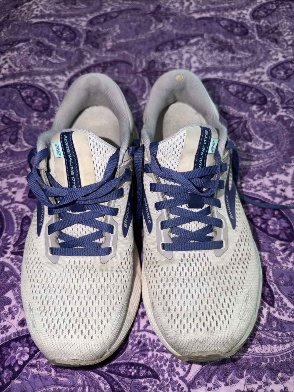 Brooks Women's Running Shoes Adrenaline GTS 22 Alloy/Blue/Green